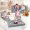 Suede 8-Piece Kids Climbing Blocks Set with Cushions, Arches and Modular Design